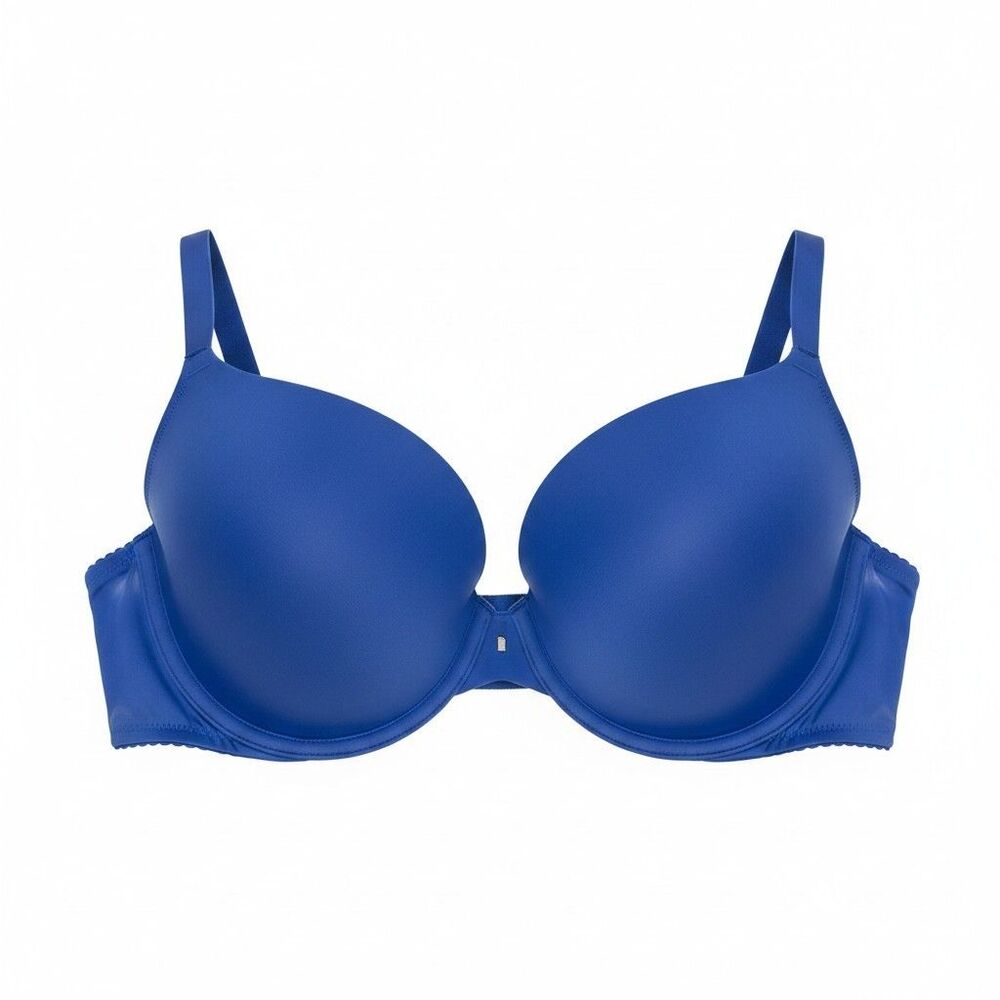 Victoria’s Secret So Obsessed Bra 34D Blue Push Up Gold V Underwire